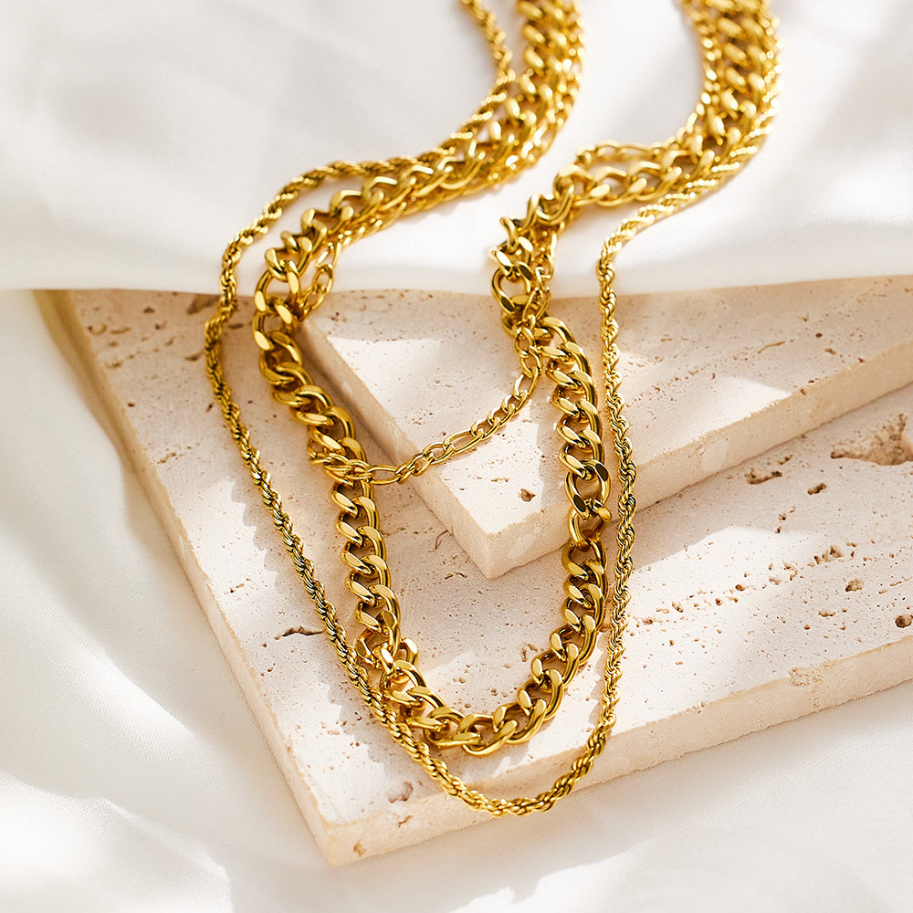 Layered Elegance Necklace set