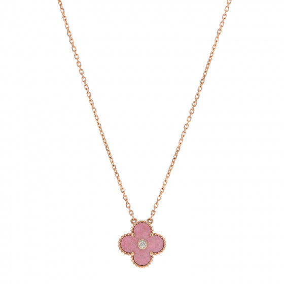 Elite Clover Necklace with Stone