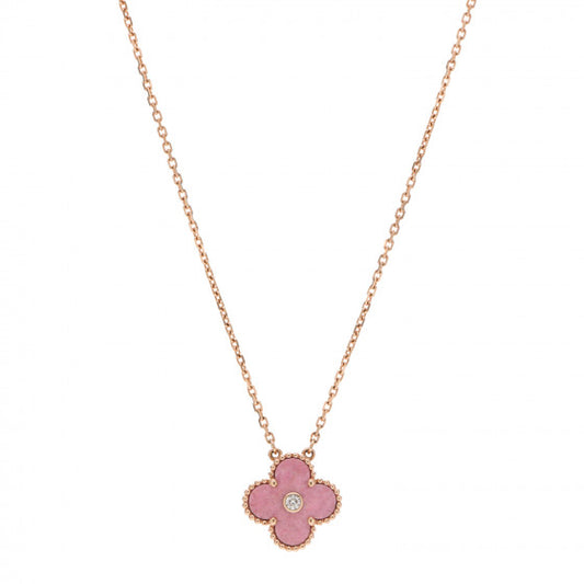 Elite Clover Necklace with Stone