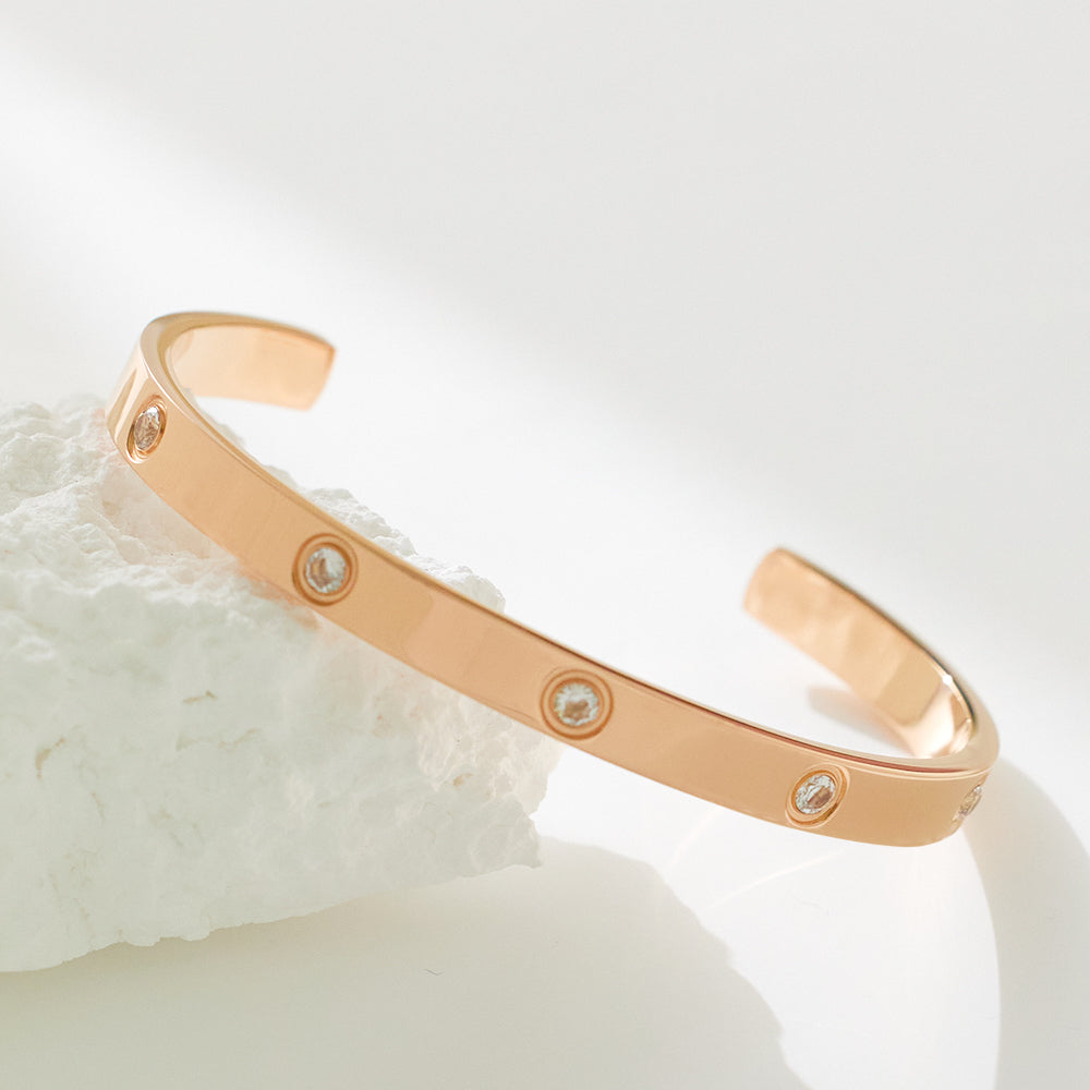 Elite Lover Bangle with stones