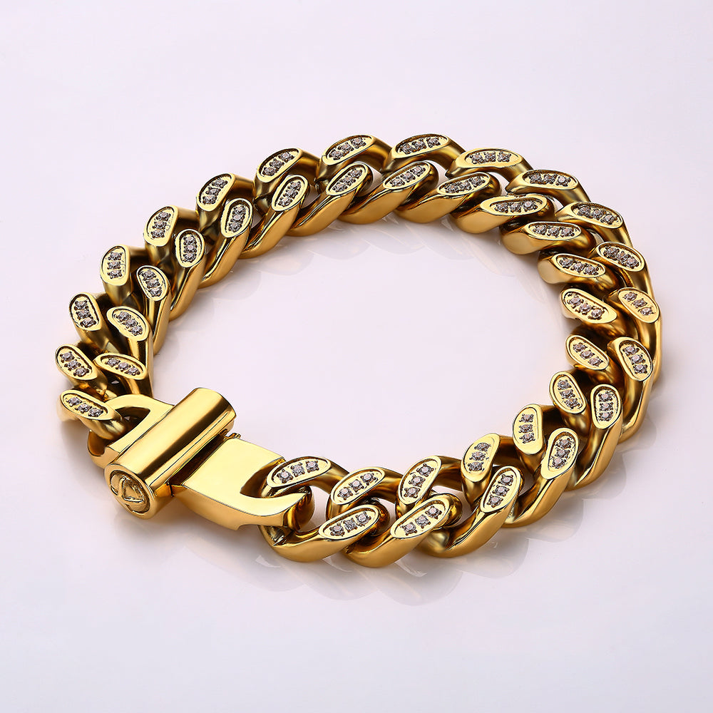 Dazzling Diamond Cuban Bracelet