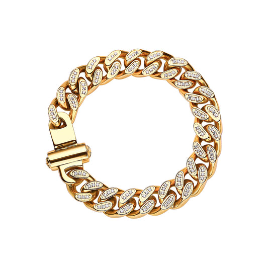 Dazzling Diamond Cuban Bracelet