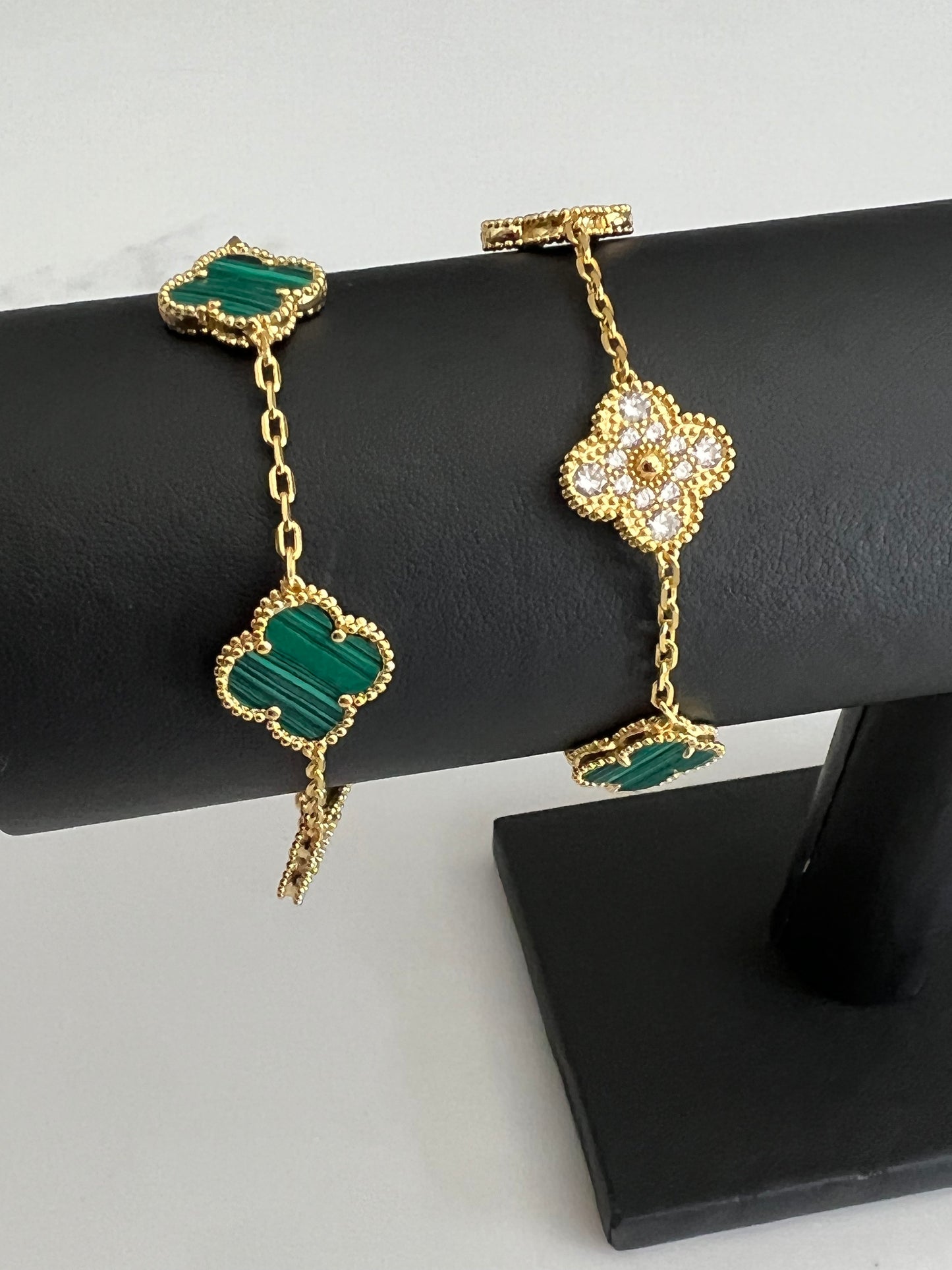 Elite Clover Bracelets with Stones