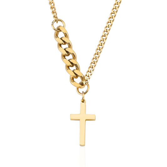 Divine Radiance: Cross Pendant Necklace