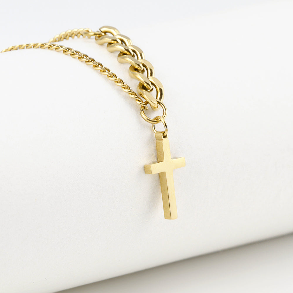 Divine Radiance: Cross Pendant Necklace