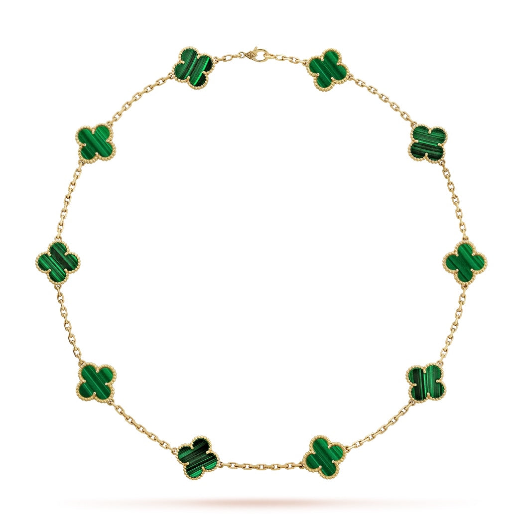 Opulence in Clover Necklace