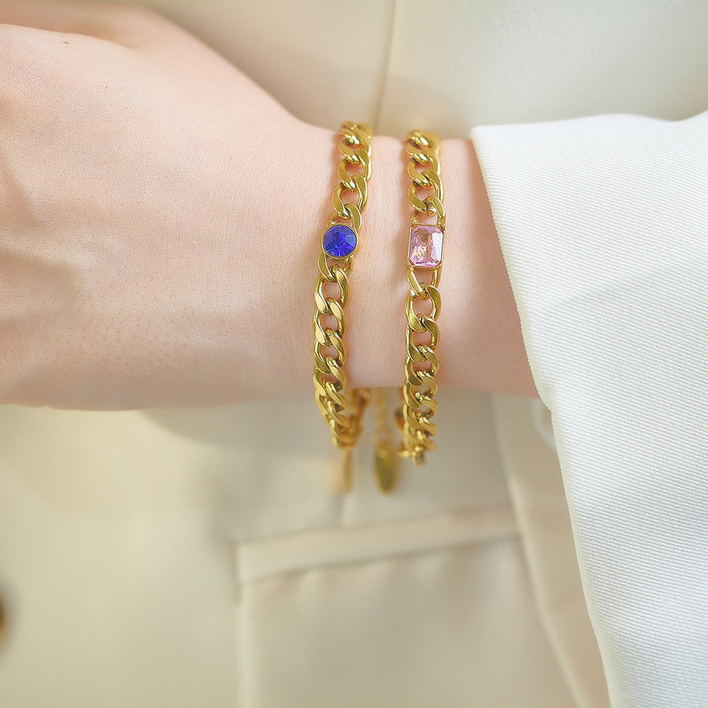 Stellar Gems Adorned Bracelet