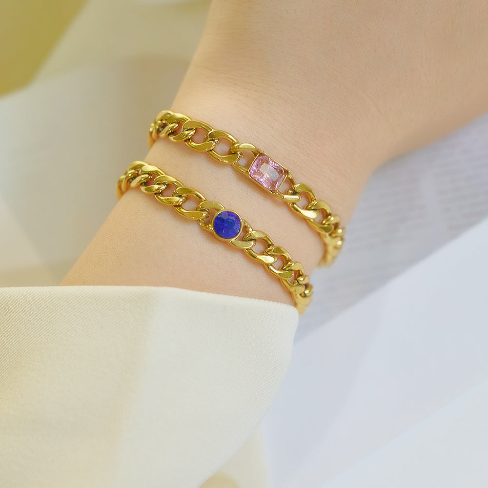 Stellar Gems Adorned Bracelet