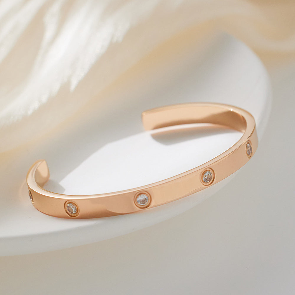 Elite Lover Bangle with stones