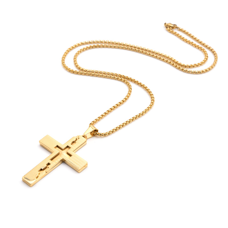 Sacred Serenity Cross Pendant Necklace