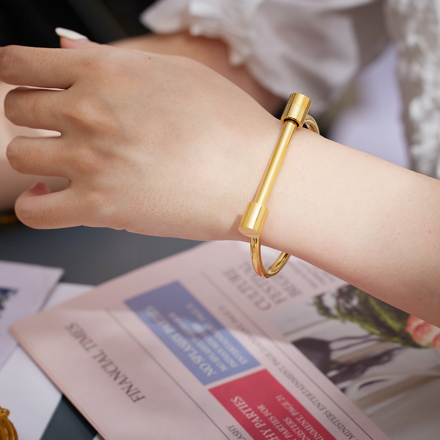 Elegance Enfolded Cuff Bangle