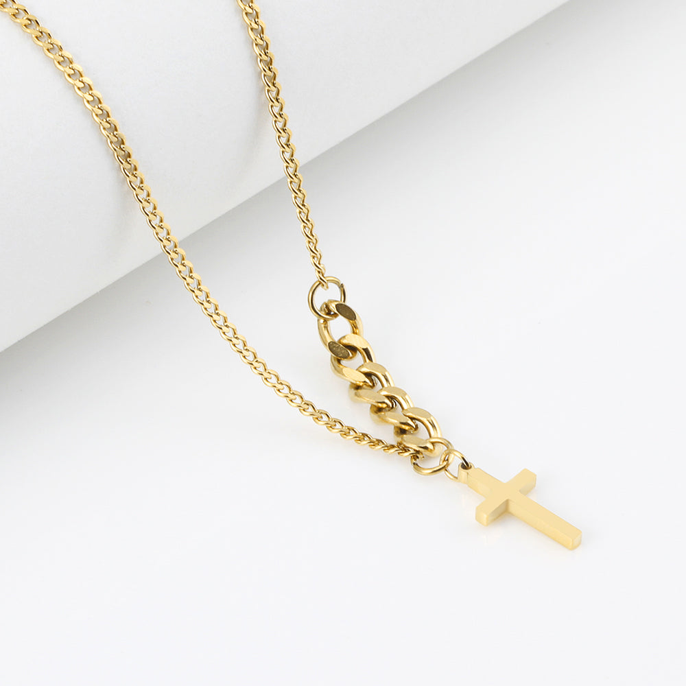 Divine Radiance: Cross Pendant Necklace